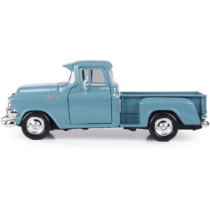 1955 GMC Blue chip Pickup- Light Blue Die cast